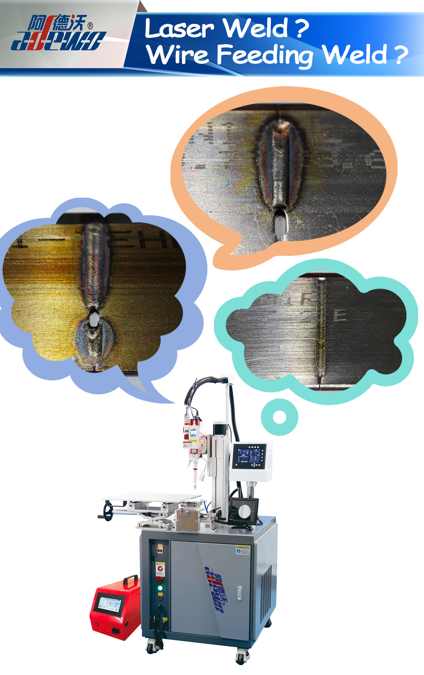 லேசர் வெல்ட்? வயர் ஃபீடிங் வெல்ட்?