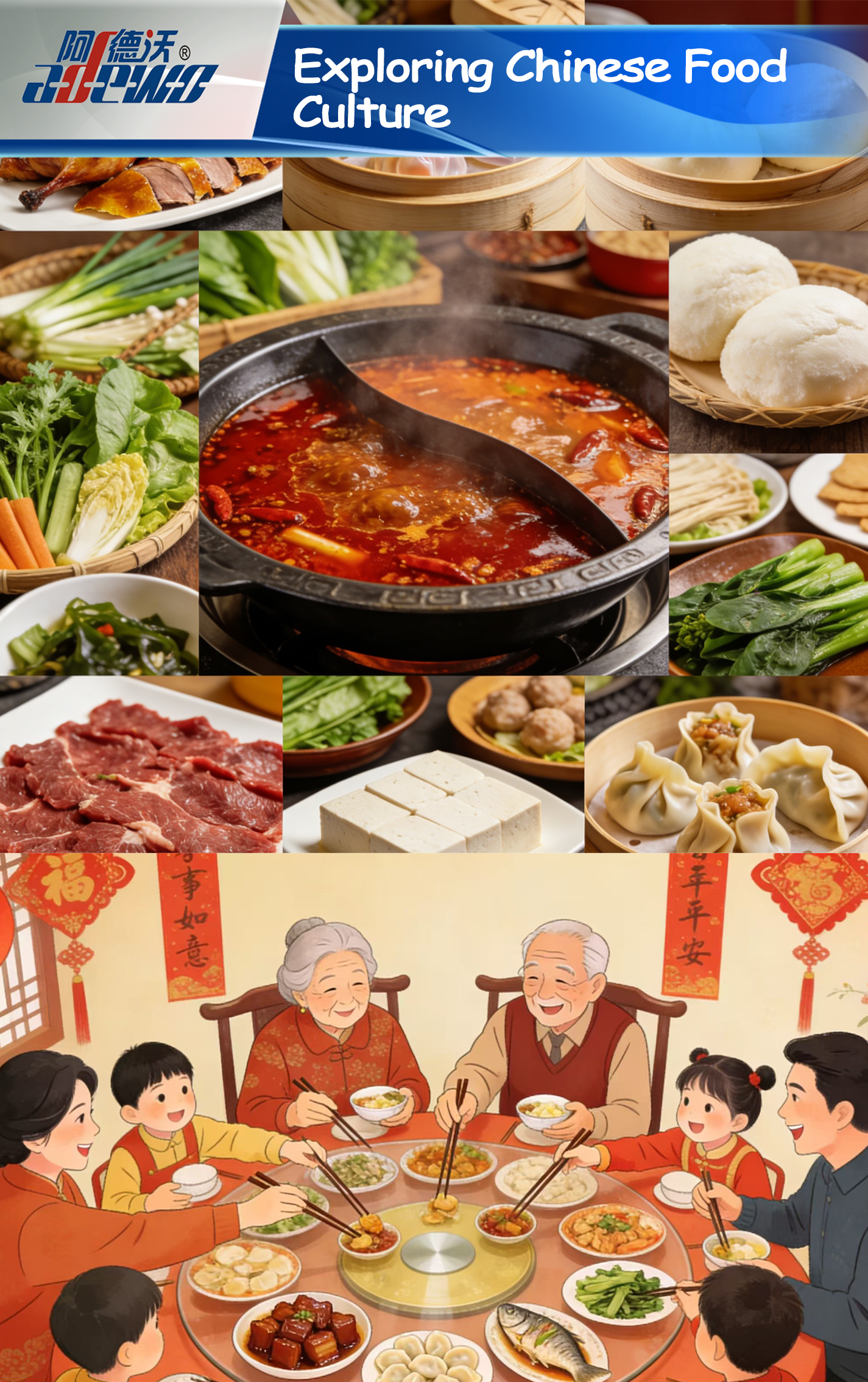 சீன உணவு கலாச்சாரத்தை ஆராய்தல்: சுவை மற்றும் பாரம்பரியம் மூலம் ஒரு பயணம்